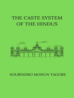 cover image of The Caste System of the Hindus